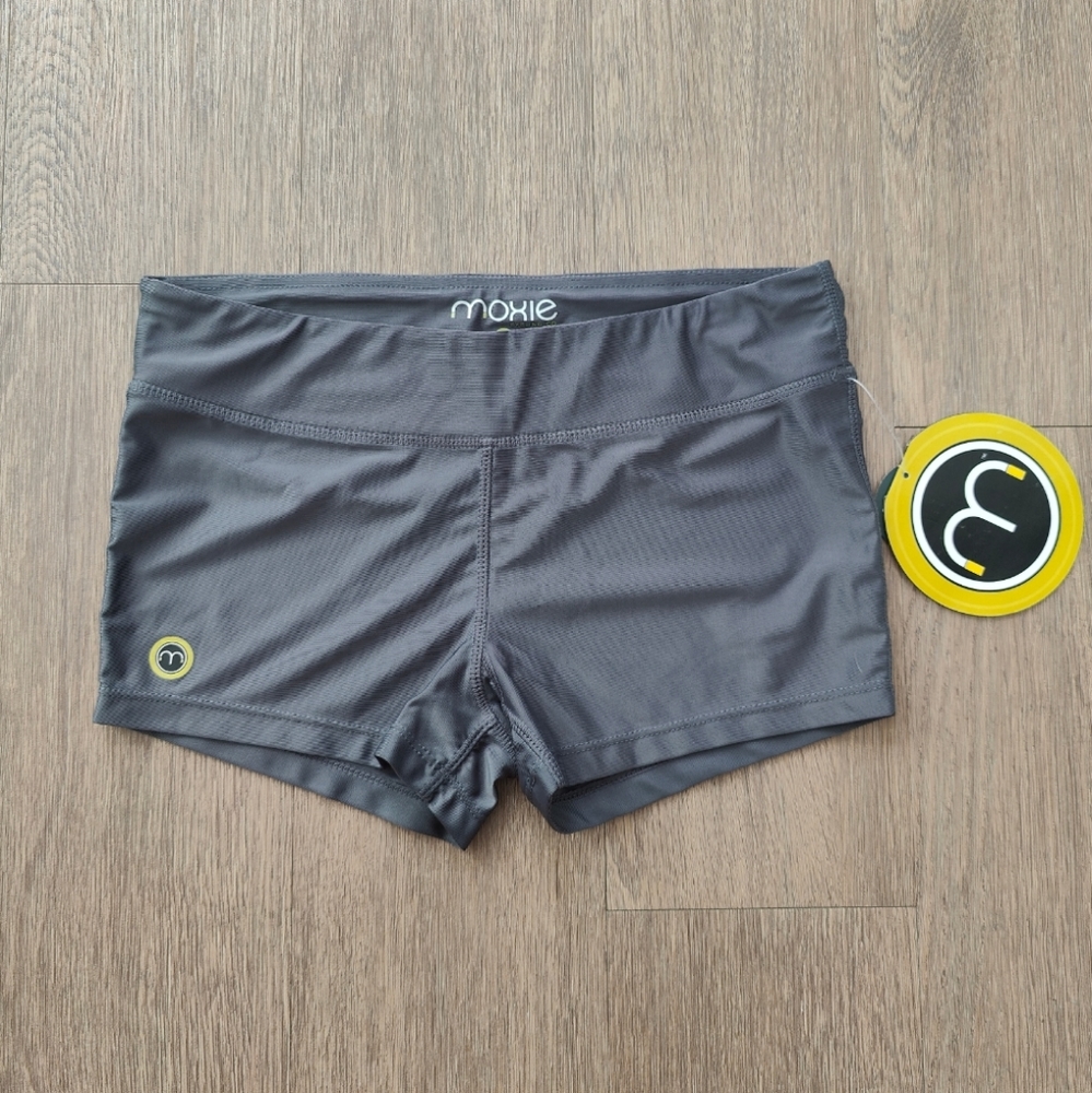 Moxie Cycling Co Gray Bike Athletic Workout Shorts